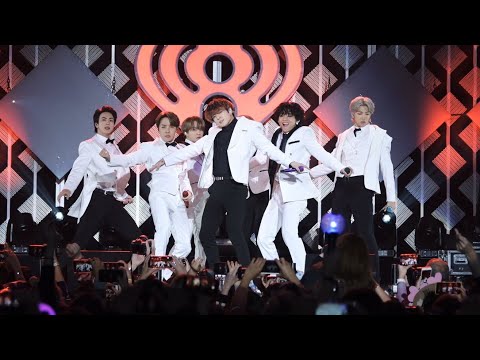 BTS Opening Show 102.7 KIIS FM Jingle Ball Festival , And Halsey join BTS in Boy With Luv 191207