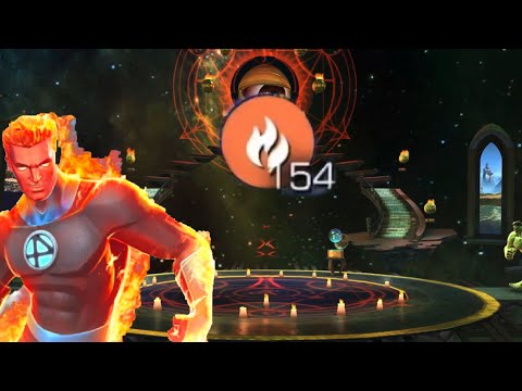 Human torch with 154 smoulders this time