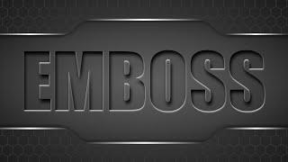 Download the video "EMBOSS TEXT EFFECT IN CORELDRAW X7 | ENGRAVE TEXT EFFECT IN CORELDRAW X7 | CORELDRAW X7 TUTORIAL"