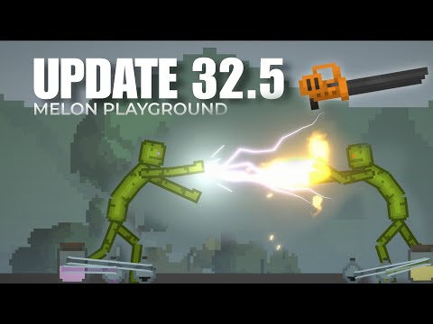 MELON PLAYGROUND UPDATE 32.5 IS FINALLY RELEASED – NEW LEAF BLOWER, LIQUID MIXING & SECRET POWER!