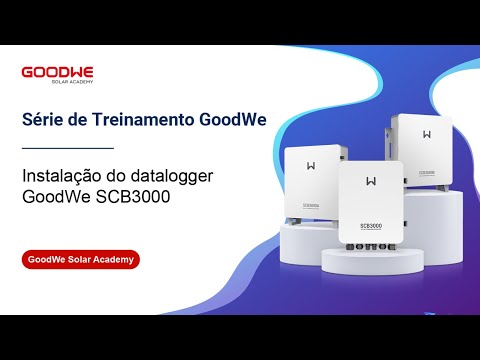 Instalação do datalogger GoodWe SCB3000
