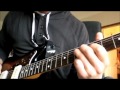 The Darkness - Keep Me Hangin' On guitar solo cover, slowed