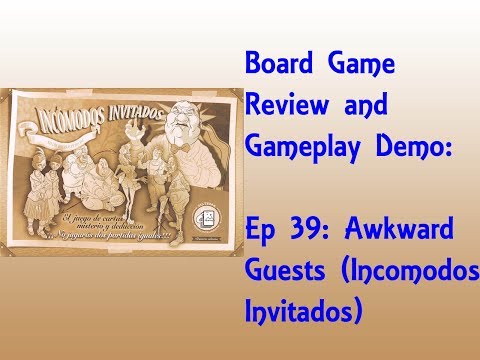 Board Game Review and Gameplay Demo - Awkward Guests