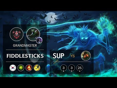 Fiddlesticks Support vs Nautilus - KR Grandmaster Patch 9.13