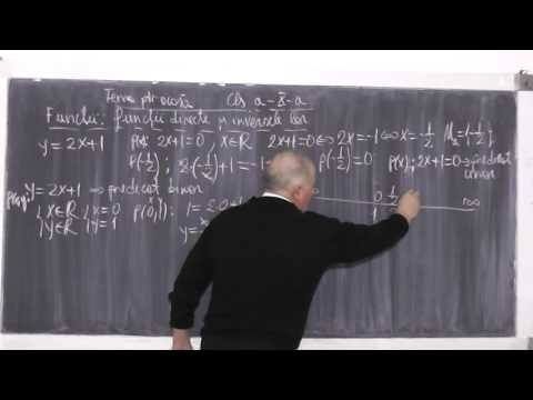 1/2 Lectia 852 Notiunea de functie Functii directe si inversele lor Functii rationale Tema Clasa 10