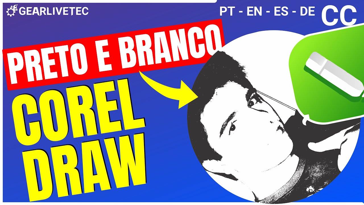 Thumbnail do tutorial: Como Transformar Fotos em Preto e Branco (Método Linha Artística)