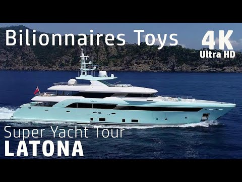 4K super yacht tour -crn 50 m M Y Latona🌴🌊🌊 Plz SUBSCRIBE🌴