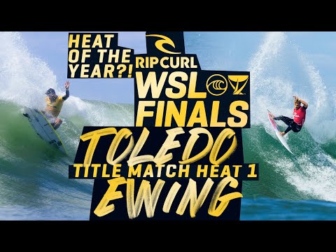 HEAT OF THE YEAR?! Filipe Toledo vs Ethan Ewing - Rip Curl WSL Finals 2023 FULL HEAT REPLAY