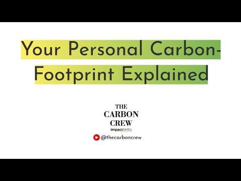 Personal Carbon footprint Explained