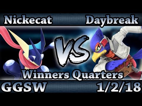GGSW 65 - Nickecat (Greninja) Vs. Daybreak (Falco) Smash Wii U Winners Quarters - Smash 4