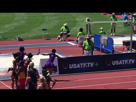 Afterburners Track Club 17/18 yr old Ladies Win Bronze in USATF Jr.Olympics