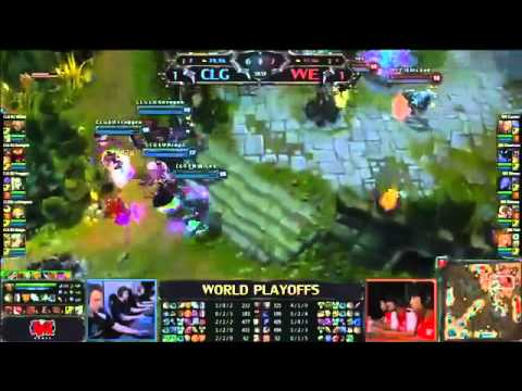 "The Crowd Goes Wild!" - CLG.EU vs WE Games 3&4 - League of Legends S2 Playoffs