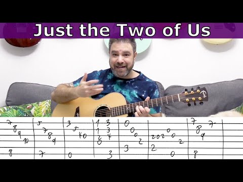 Fingerstyle Tutorial: Just the Two of Us | Fingerstyle Guitar Lesson w/ TAB | LickNRiff