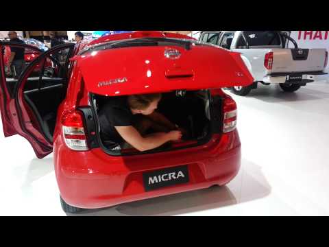 Nissan micra boot test