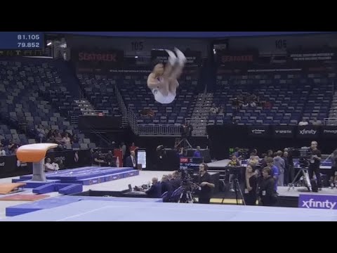 Floor Exercise D-Score Kameron Nelson (15.201/14.150) - 2025 US Gymnastics Championships - 8/8/2025