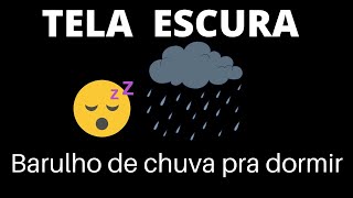 Som de Chuva sem trovões Para Dormir Rápido 🌧️ Tela Escura | Relaxamento Profundo