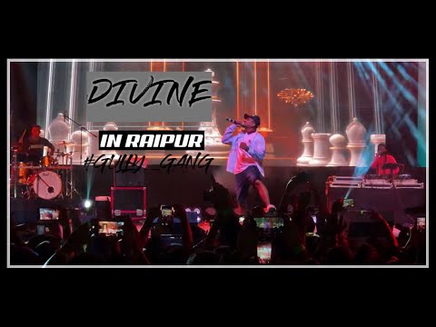 DIVINE Live Performance  Raipur #GullyGang || HG VLOGS ||