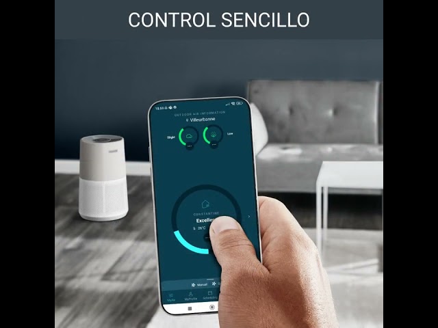 Purificatore d'aria Rowenta Pure Air City con filtro HEPA a 360º video