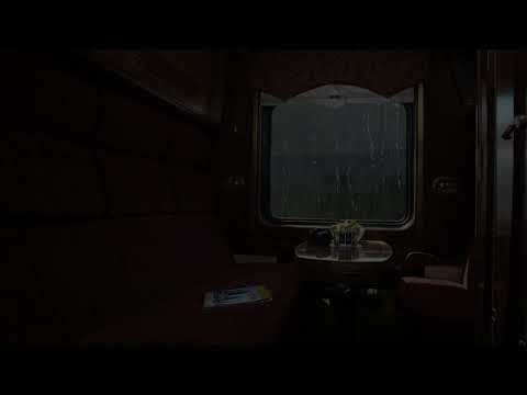 Sleeping On The Hogwarts Express | 8 Hours Of Ambience | Rainy Night At Hogwarts