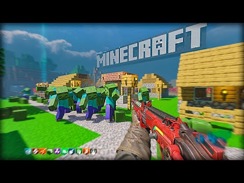 Insane Upgrade! NEW Features in Iconic Minecraft Zombies Map (Black Ops 3)