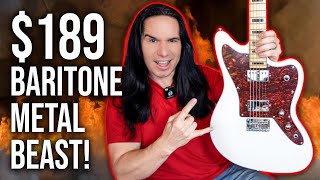 The Heaviest Metal Guitar For UNDER $200! (30 inch scale baritone!)