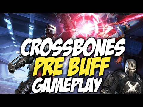 Crossbones Pre Buff Gameplay | Marvel Contest Of Champions