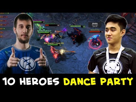 Arteezy vs Abed — 10 heroes Dance Party, make love not war