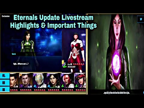 Eternals Update Livestream Highlights & Important Things Showcase - Marvel Future Fight