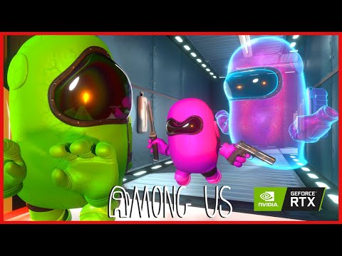 GHOST & MINI IMPOSTOR LIFE - AMONG US 3D ANIMATION #20