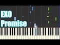 EXO Promise Piano Tutorial 