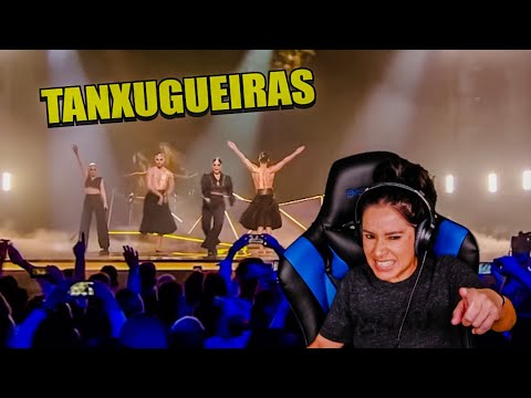 REACCIONO a GRAN FINAL del BENIDORM FEST 2022 con TANXUGUEIRAS - TERRA (pandeireteiras gallegas)