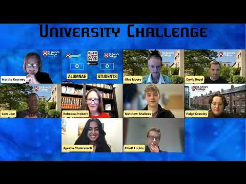 St Anne’s Community Week “University Challenge” 2023 hosted by Martha Kearney