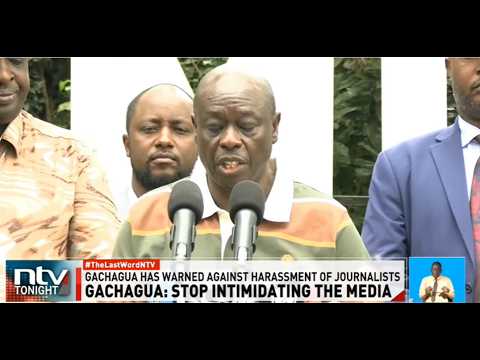 Gachagua to Ruto: Stop intimidating journalists and media houses