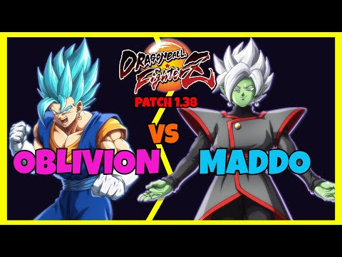 DBFZ 1.38 - OBLIVION vs MADDO (Gogeta 4, Vegito, Trunks vs Super Baby 2, Zamasu, Trunks)