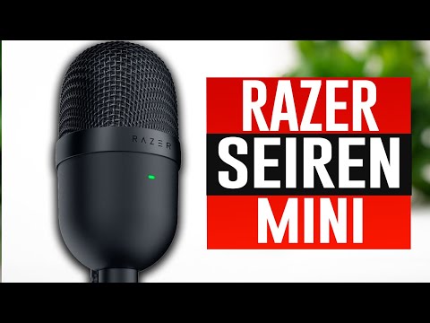 Razer Seiren mini kondensacinis mikrofonas, Juodas, laidinis
