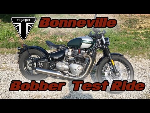 Triumph Bonneville Bobber Test Ride