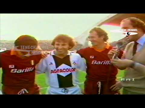 UDINESE-ROMA 1-0 GOL DI ZICO SERIE A GARA DEL 6 NOVEMBRE 1983 SERVIZIO DI DOMENICA SPRINT #CASASTENE