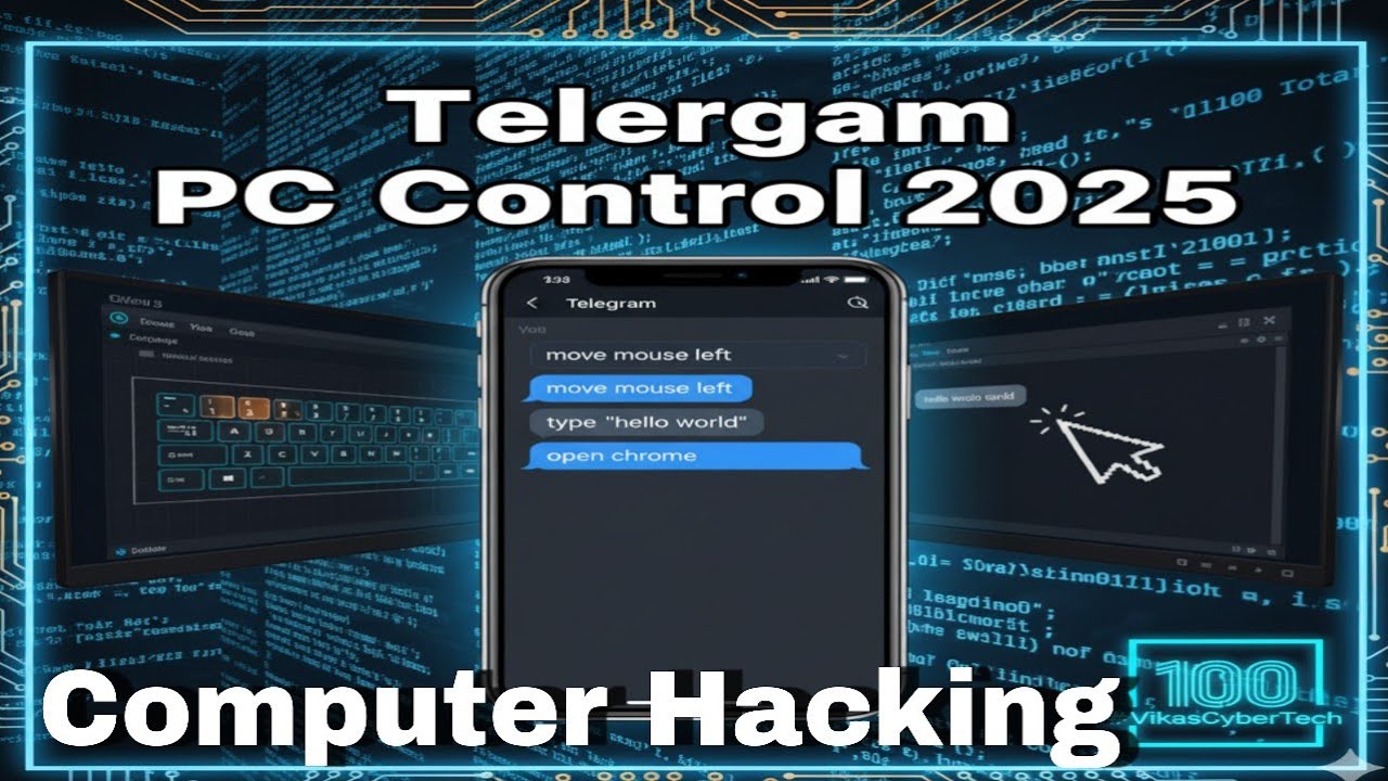 How to Create a Telegram Bot Control Your PC Remotely with Python Telegram PC Control Tutorial 2025