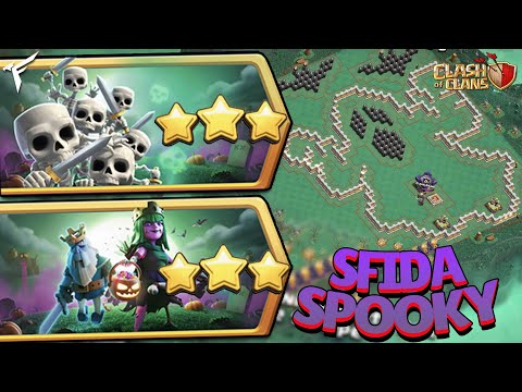 Come TRISTELLARE le SFIDE SPAVENTOSE TH15👻Clash of Clans