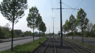 preview picture of video 'Straßenbahn Braunschweig - Braunschweig Tramways - Route M5 - Broitzem (Turmstraße) to Schloß'