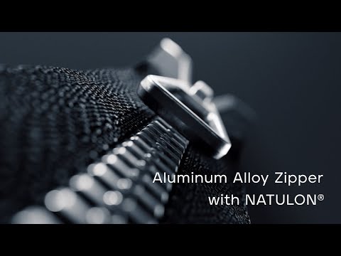 【YKK OFFICIAL】Aluminum Alloy Zipper with NATULON®