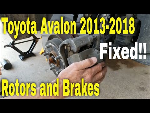 Toyota Avalon - Change Front Rotors and Brake Pads - 2013 - 2018