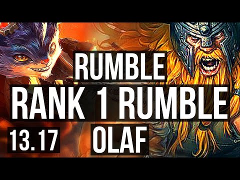 RUMBLE vs OLAF (TOP) | Rank 1 Rumble, Rank 8, 5/3/10 | NA Challenger | 13.17