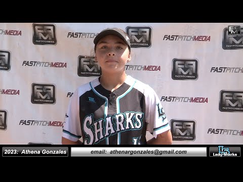 2023 Athena Rain Gonzales 3.9 GPA Catcher and Third Base Softball Skills Video San Jose Lady Sharks