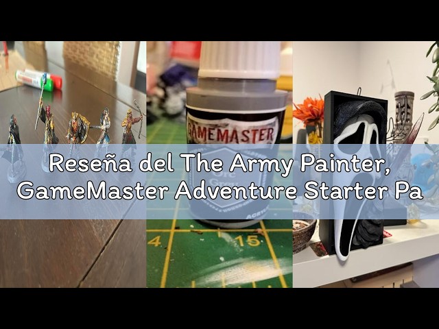 Vídeo relacionado con The Army Painter, GameMaster Adventure Starter Set, 15 x 18 ml