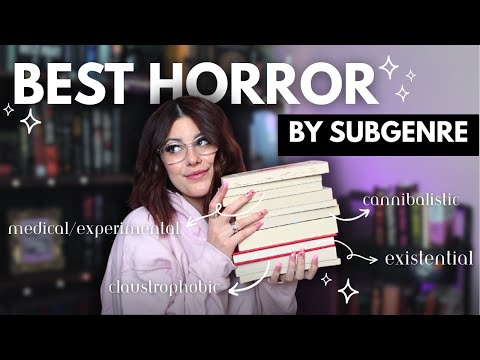 my favorite book in EVERY horror subgenre 😈 || extreme, psychological, cult, gothic, & more