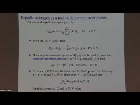 The Multilinear Circle Method and its Consequences in Pointwise Ergodic Theory - Mariusz Mirek