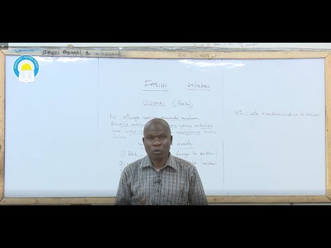Form 3 - Kiswahili - Topic : (Fasihi) - Ushairi - Mr Timothy Enzoya