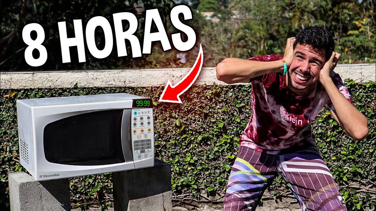 Deixei o Microondas LIGADO até ele EXPLODIR
