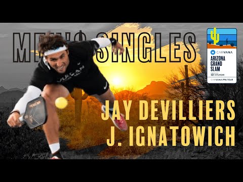 Carvana Arizona Grand Slam - Men's Singles - #2 Jay Devilliers vs #6 James Ignatowich